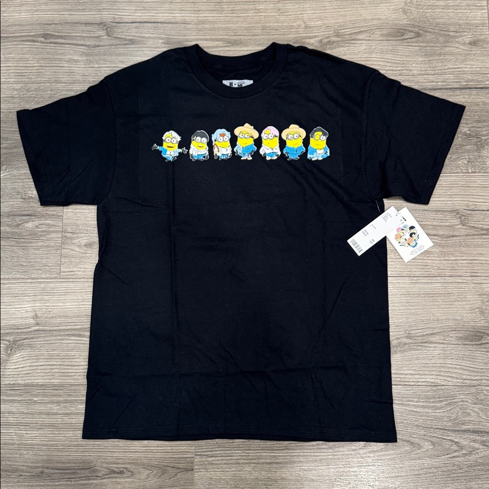 BTS x Despicable Me 4 Collab Tee Men’s Size Large